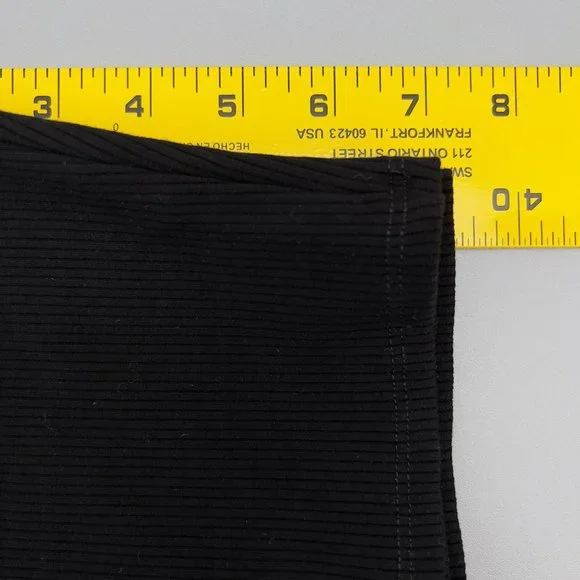 Naked Wardrobe Black Snatched Ribbed Shorts Size S NW-P0081 - Picture 9 of 9